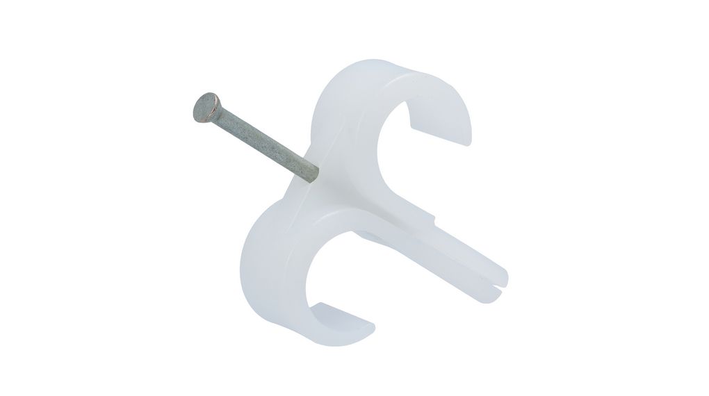 Serre-câble double, Enfichable, Polyamide, Naturel, 16 ... 19mm